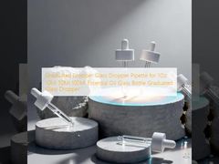 Pipet Tetes Kaca Bergradasi untuk Botol Kaca Minyak Esensial 1Oz 10Ml 30Ml 100Ml Pipet Tetes Kaca Bergradasi