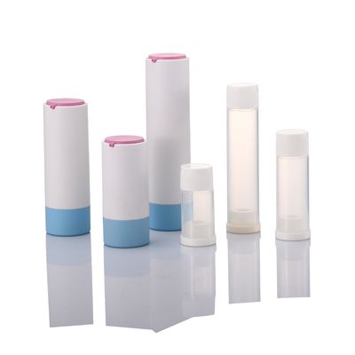 Beli Custom Printing Plastic Airless Bottle Perawatan Pribadi Isi ulang Botol Pompa Airless Mewah online manufacture