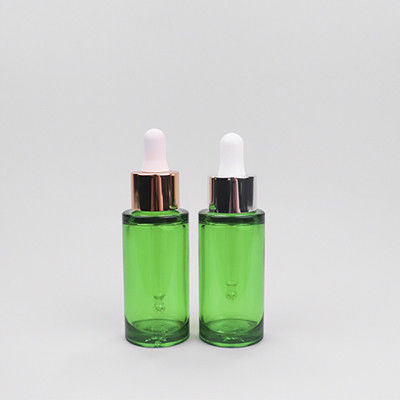 Beli 30cc PETG Green Dropper Botol Botol Dropper Mewah Dengan Squeeze Top online manufacture