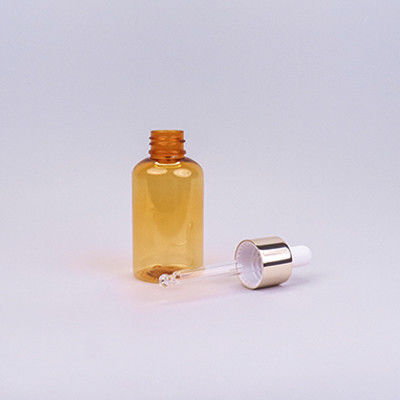 Beli Botol Dropper PET Amber 60ml Ringan Untuk Perawatan Kulit Dan Formulasi Cairan online manufacture
