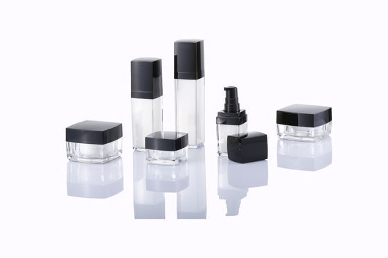 Akrilik Cosmetic Jar Koleksi Chic Dan Lotion Pump Set Botol 5g 15g 30g 50g
