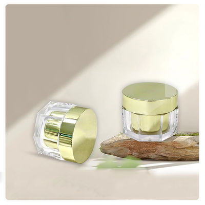 PMMA 100ml 120ml Cosmetic Jar Cream Container Cream Jars Kemasan kosmetik