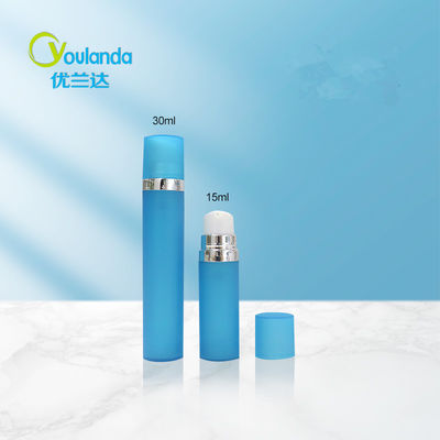 PP Lotion Portable Pompa botol tanpa udara yang dapat digunakan kembali Container lotion portable 15ml 30ml 50ml