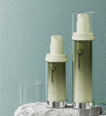 Penggantian Lotion Plastik Botol Airless Wajah Krim Botol Untuk Produk Perawatan Kulit 3pcs
