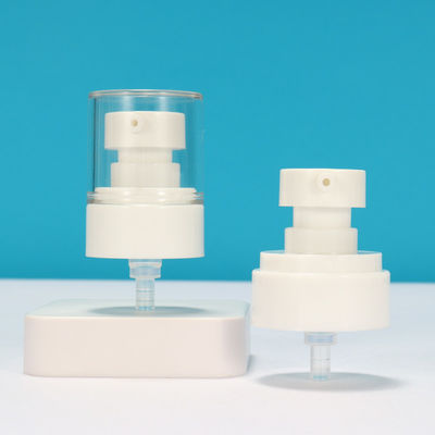 18/410 20/410 Pompa Lotion Plastik Tanpa Udara Dispenser Pompa Lotion Dengan Tutup Transparan
