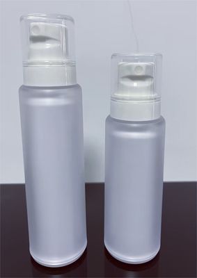 Frosted Semi Transparent Fine Mist Hair Spray Botol 100ml 120ml Ultra Fine Kontinuous Mist Sprayer Untuk Perawatan Rambut