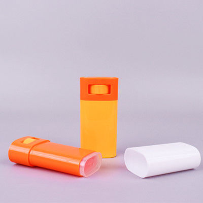 Isi bagian bawah 20g Pengisi ulang Deodorant Container Bulat Deodorant Tabung Untuk Kelembaban