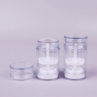 Kontainer Deodorant Transparent Stick Kontainer Deodorant Daur Ulang 30g 50g 75g Dengan Isi Bagian Bawah