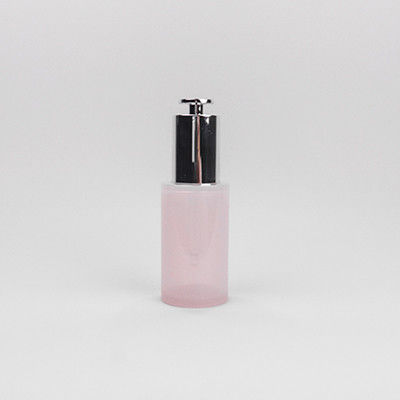 Disesuaikan 30ml PETG Pink Dropper Botol Dropper Container Dengan Press Top Dropper