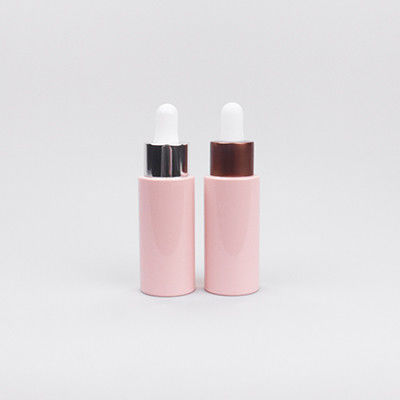 Eco Friendly 50ml Botol Dropper Unik Botol Dropper Perjalanan Dengan Tutup Aluminium Berlapis Perak