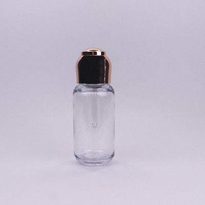 80ml PETG Luxury Dropper Serum Botol Eye Dropper Plastik Dengan Kepala Electroplated
