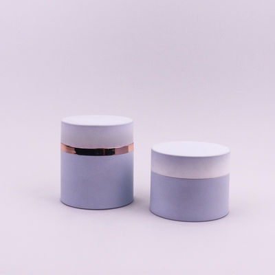Botol Kosmetik Tanpa Udara Dengan Lapisan Karet 30g 50g Screw Cap Face Cream Container