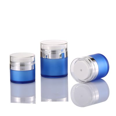 15ml 30ml 50ml PP Center Out Jar Facial Cream Jar Kosmetik Airless Kontainer kosong