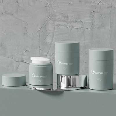 PP Airless Cream Cosmetic Jars Empty Container Untuk Cream 30ml 50ml 100ml YLD04A