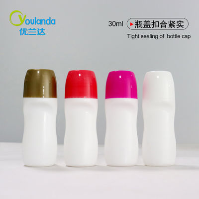 pp Ramah lingkungan 30ml Botol Plastik Roll-On 1OZ Botol Berbentuk Khusus Botol Rol Cairan