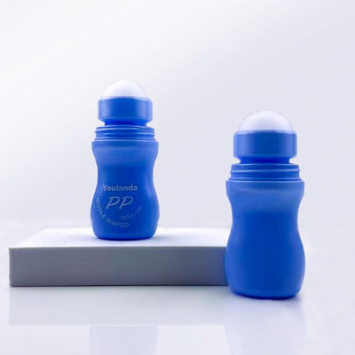 Botol bola rol plastik 80ml untuk minyak esensial botol rol parfum kosong botol tabir surya segar