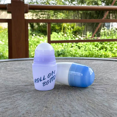 Yuyao 50ml Custom Roll On Bottles Untuk Deodorant Proof Leak Roll On Bottles Untuk Perawatan Kulit